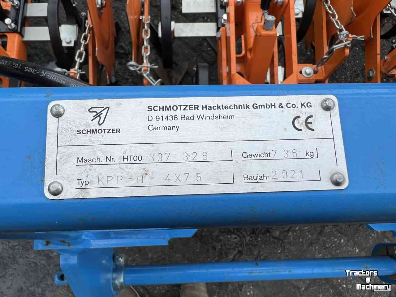 Hackmaschine Schmotzer KPP-H-4x75 schoffelmachine