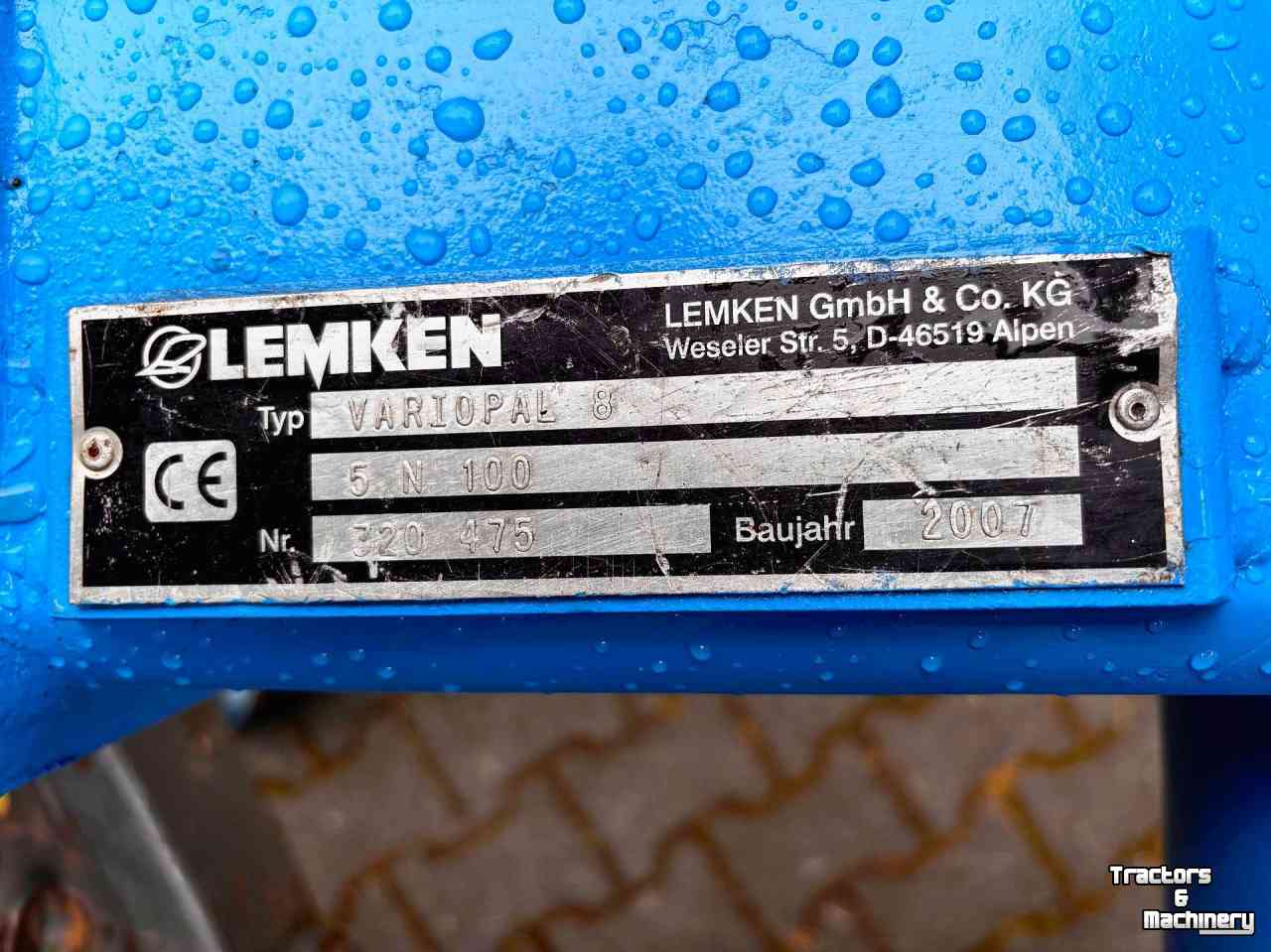 Pflüge Lemken VariOpal 8