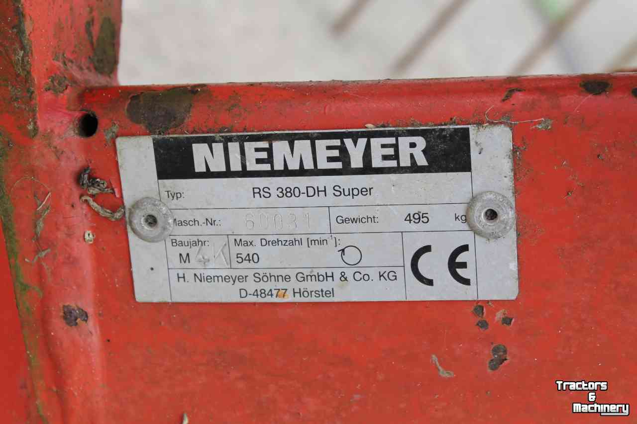 Schwader Niemeyer RS380-DH enkel cirkelhark kantelhark defect