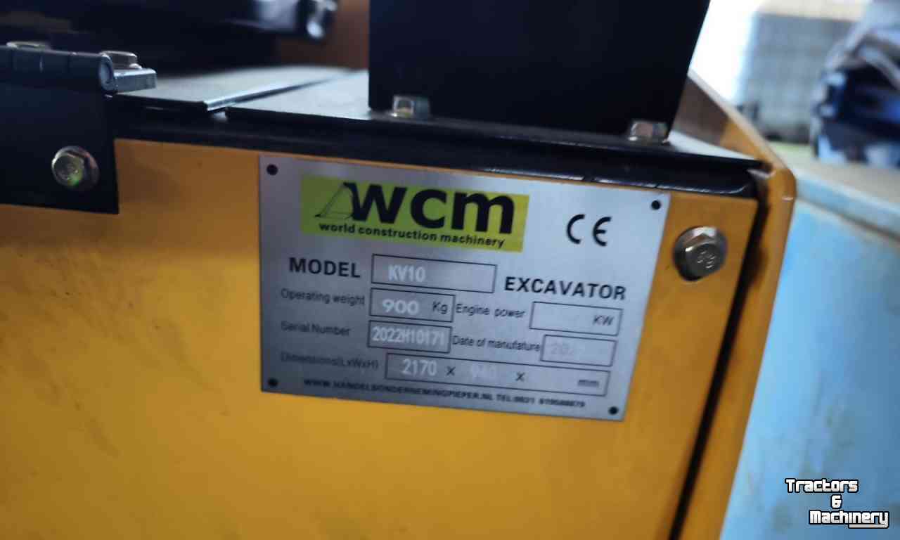 Minibagger  WCM KV10 Mini-Excavator