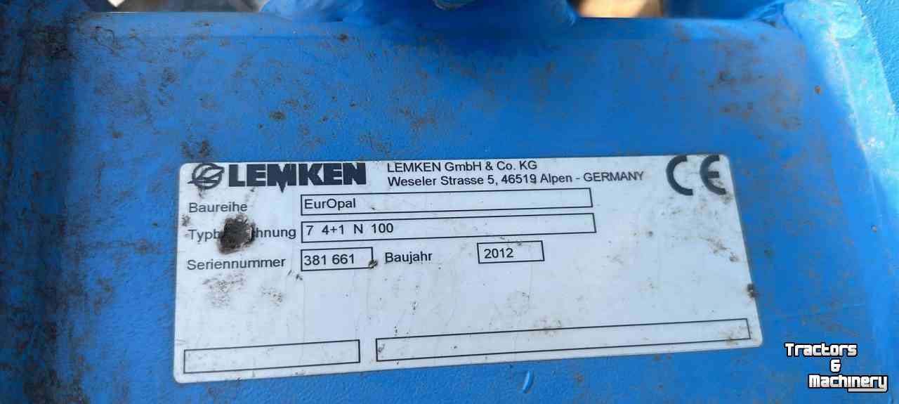 Pflüge Lemken Europal 7 4+1 N100 Wentelploeg