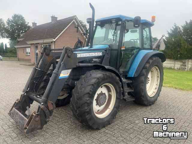 Schlepper / Traktoren New Holland TS 110 4WD, 4 cilinder turbo, airco, Quicke frontlader