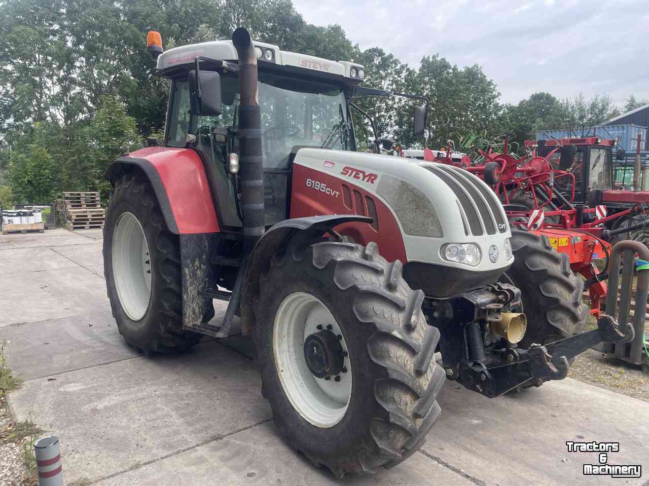 Schlepper / Traktoren Steyr 6195CVT. Trimble fm 1000 ready