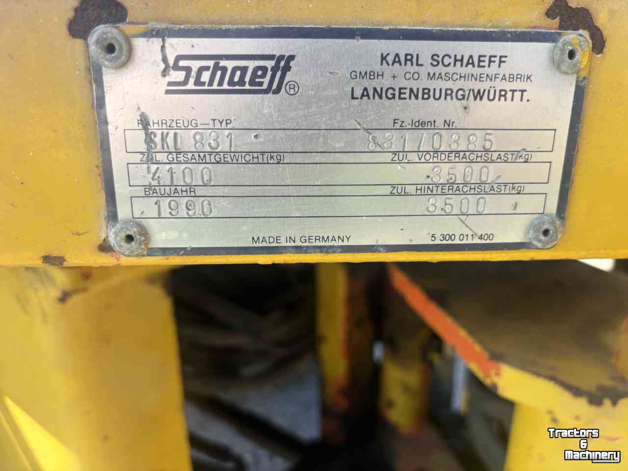 Radlader  Schaeff skl 8318