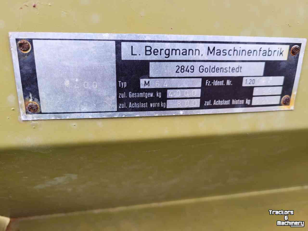 Stalldungstreuer Bergmann Mestverspreider M 400