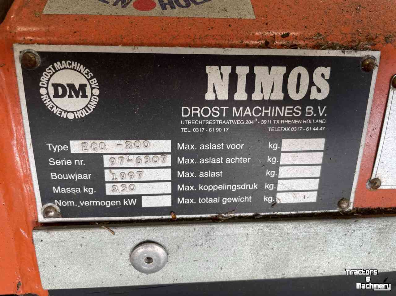 Kehrmaschine Nimos ECO 200 veegmachine