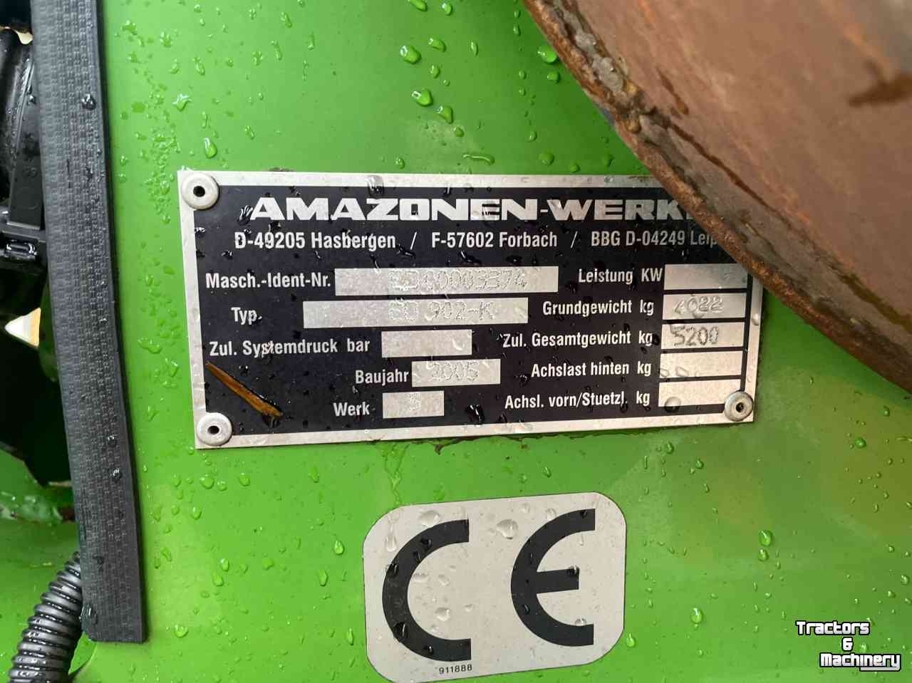 Drillmaschine Amazone ED 902 K 12 rijer incl fronttank
