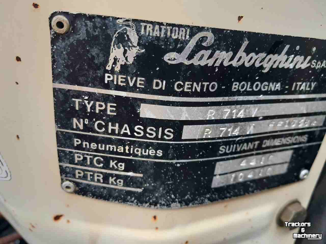 Schlepper / Traktoren Lamborghini R 714V  Smalspoor