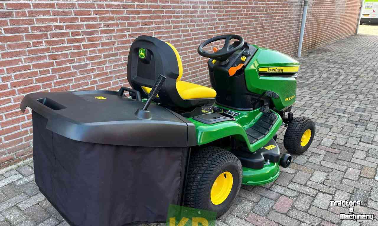 Selbstfahrende Mähwerk John Deere X350R Zitmaaier