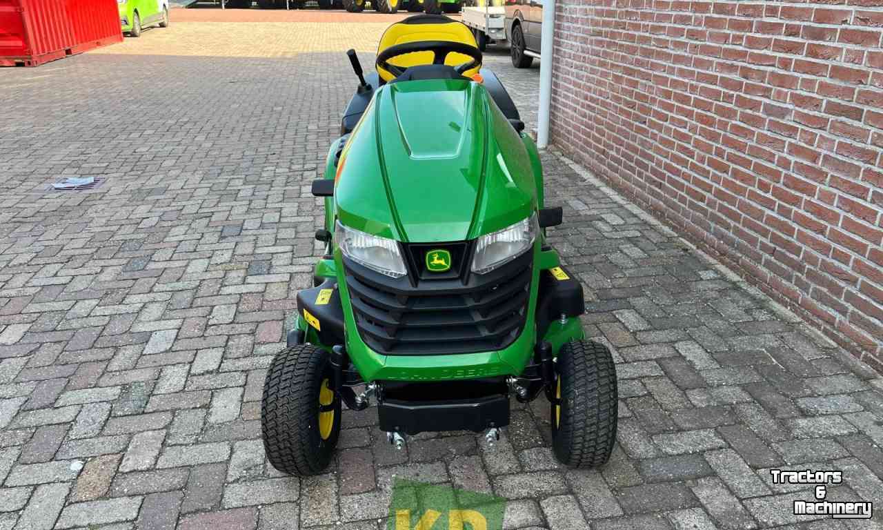 Selbstfahrende Mähwerk John Deere X350R Zitmaaier