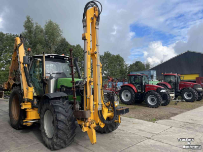 Schlepper / Traktoren Deutz Agrotron ttv 610 met herder cavalier mbk 418 en herder front giek