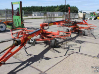 Schwader Kuhn GA6622 dubbele cirkelhark wiersmachine hark rugger zijafleg treintjeshark