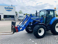 Schlepper / Traktoren New Holland T5.115 Tractor + Stoll 740 TL Front-lader