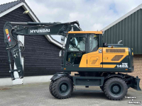 Mobilbagger Hyundai HW140A nieuwe kranen!!!! met snelwissel